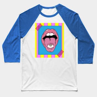 Crazy Abstract Modern Art Baseball T-Shirt